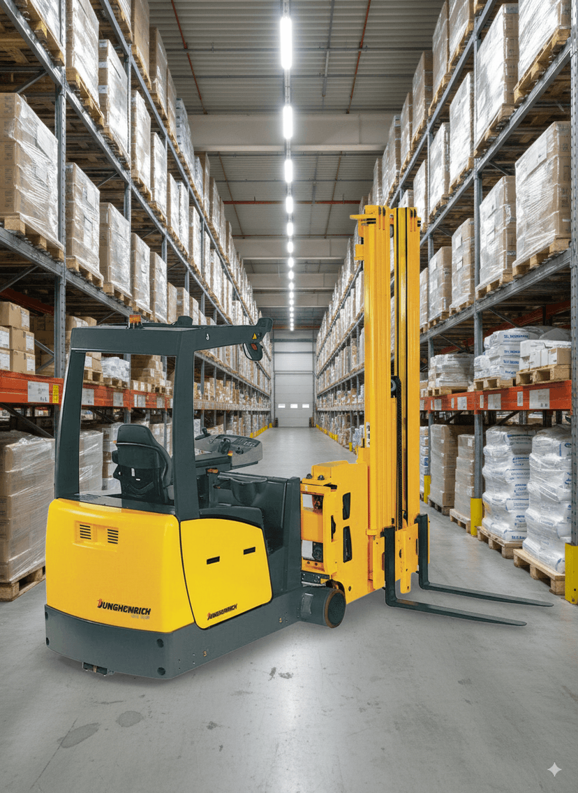 Carretilla elevadora trilateral